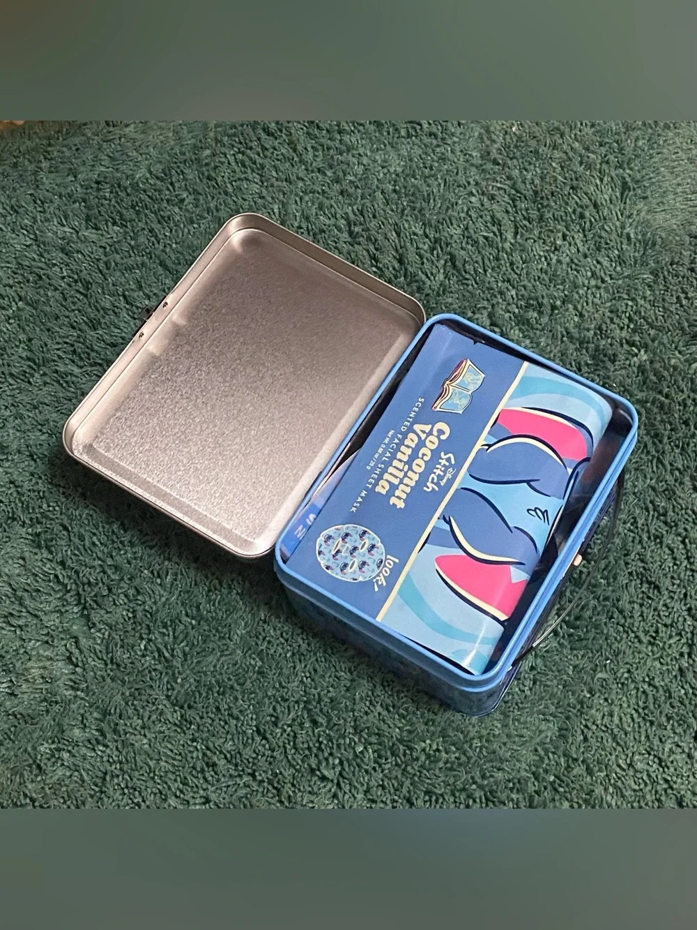Disney Stitch Metal Container 4 piece Bundle